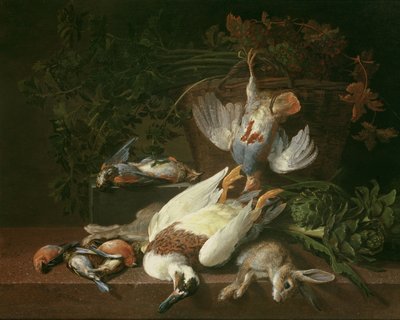 Nature morte de gibier et de légumes - Hieronymus the Elder Galle